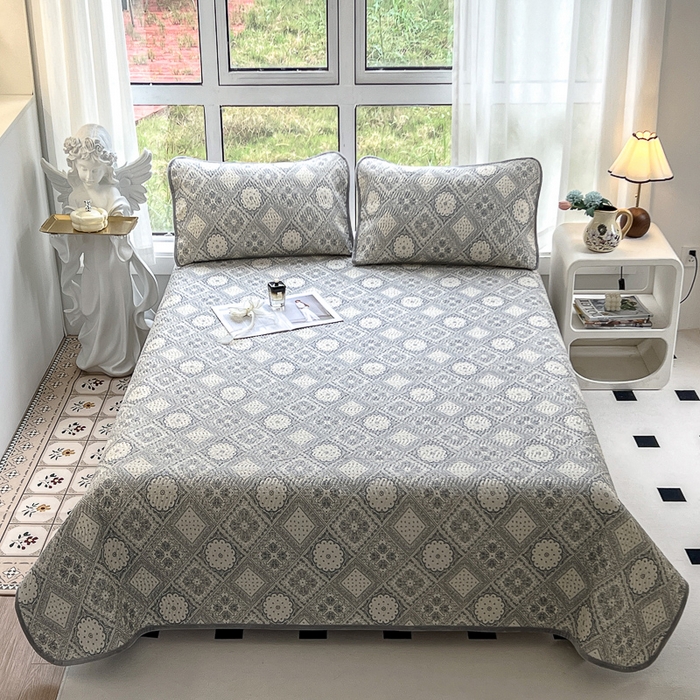 91家纺网 家纺一手货源 找家纺 2024新款40支棉加绒单床盖三件套双面可用全棉加厚婴儿绒 凡尔赛