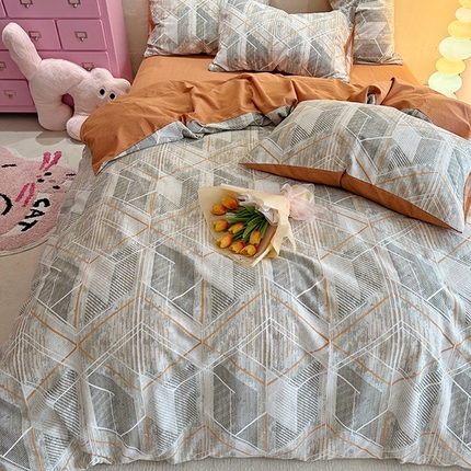 91家纺网 家纺一手货源 找家纺 千朵 2023新款全棉生态磨毛四件套第三批 格森