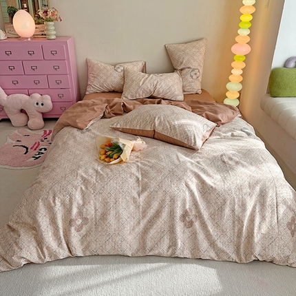 千朵 2023新款全棉生态磨毛四件套第三批 巴黎