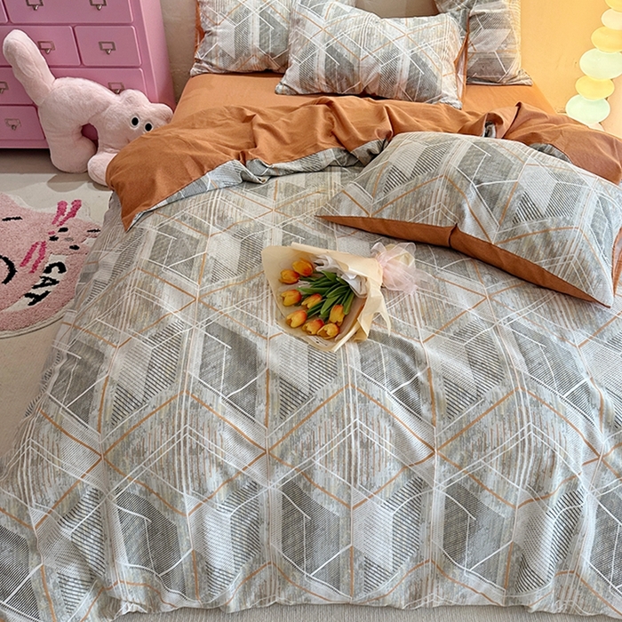 91家纺网 家纺一手货源 找家纺 千朵 2023新款全棉生态磨毛四件套第三批 格森