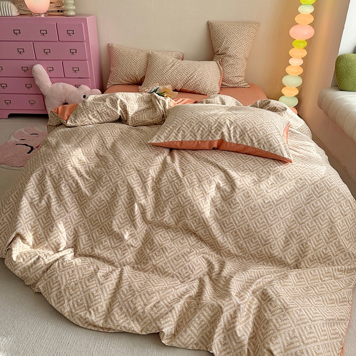 91家纺网 家纺一手货源 找家纺 千朵 2023新款全棉生态磨毛四件套第三批 莱利