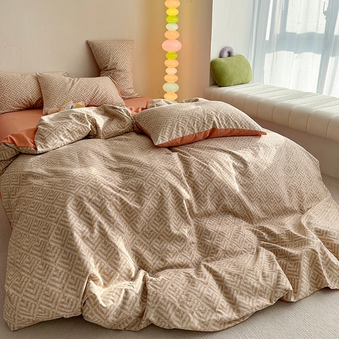 91家纺网 家纺一手货源 找家纺 千朵 2023新款全棉生态磨毛四件套第三批 莱利