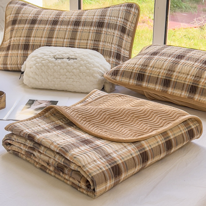 91家纺网 家纺一手货源 找家纺 2024新款40支棉加绒单床盖三件套双面可用全棉加厚婴儿绒 托马