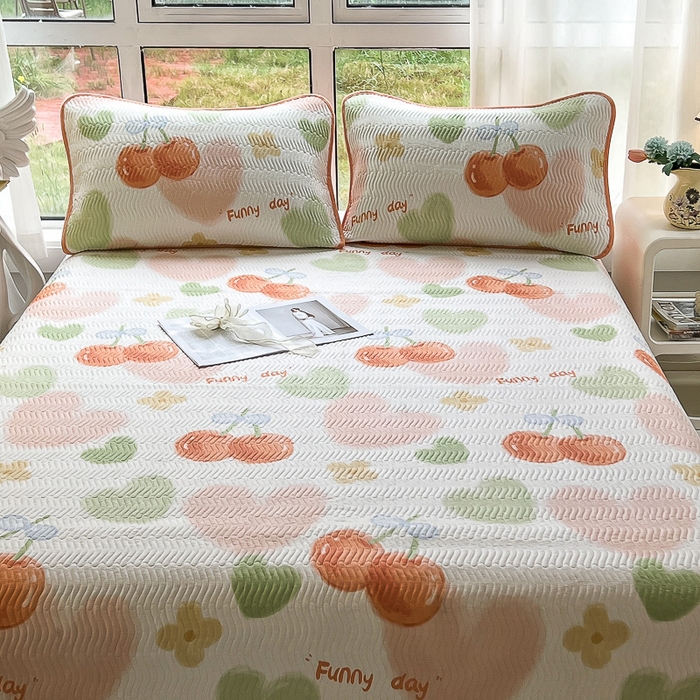 91家纺网 家纺一手货源 找家纺 2024新款40支棉加绒单床盖三件套双面可用全棉加厚婴儿绒 果然好甜