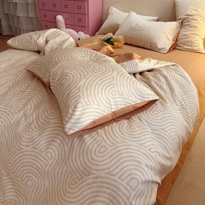 91家纺网 家纺一手货源 找家纺 千朵 2023新款全棉生态磨毛四件套第三批 维诺