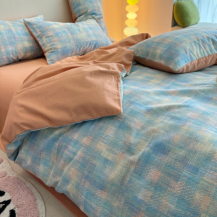 91家纺网 家纺一手货源 找家纺 千朵 2023新款全棉生态磨毛四件套第三批 汐纯