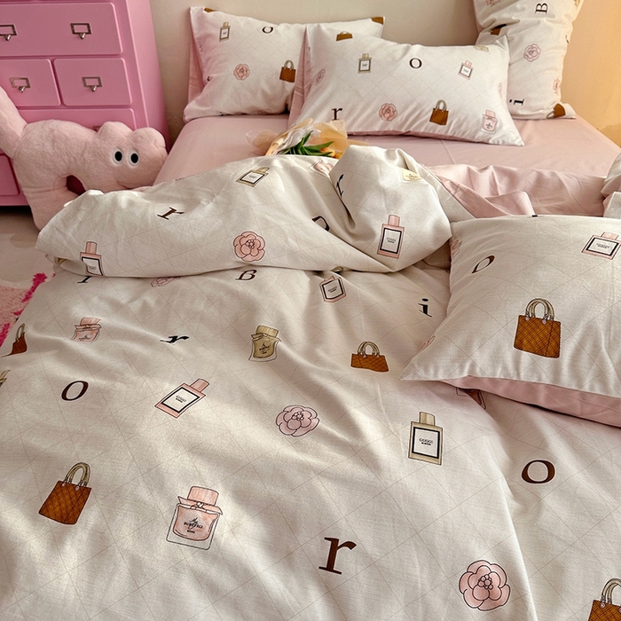 91家纺网 家纺一手货源 找家纺 千朵 2023新款全棉生态磨毛四件套第三批 依琳