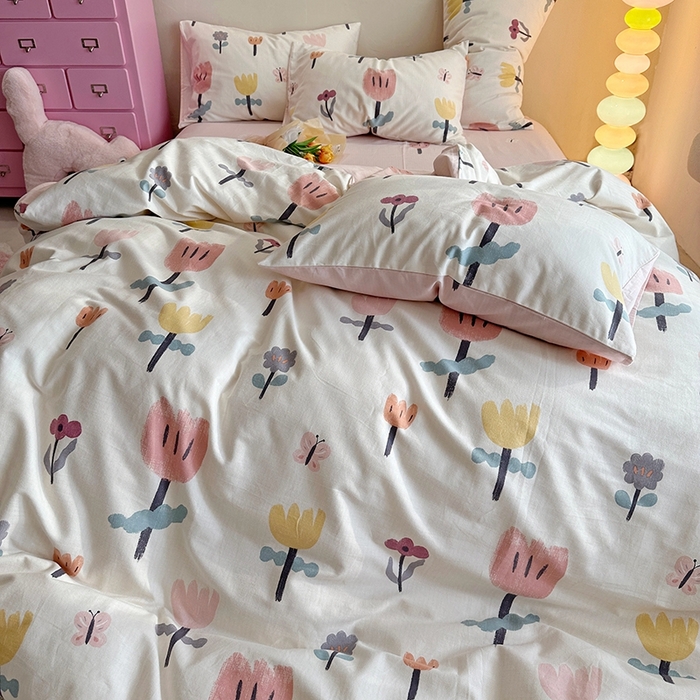 91家纺网 家纺一手货源 找家纺 千朵 2023新款全棉生态磨毛四件套第三批 乔纳森