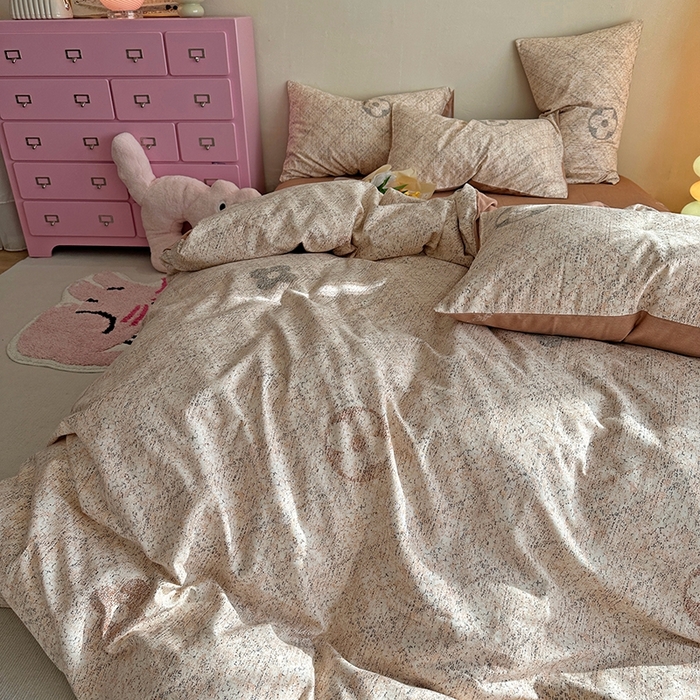 91家纺网 家纺一手货源 找家纺 千朵 2023新款全棉生态磨毛四件套第三批 巴黎