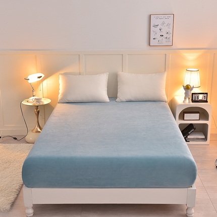 简一 2024新款高克重牛奶绒迪士尼系列单床笠 印象派