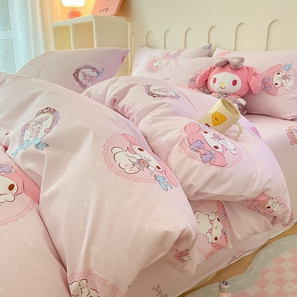 博雅 2023新款三丽鸥卡通全棉四件套系列-第三批 少女美乐蒂