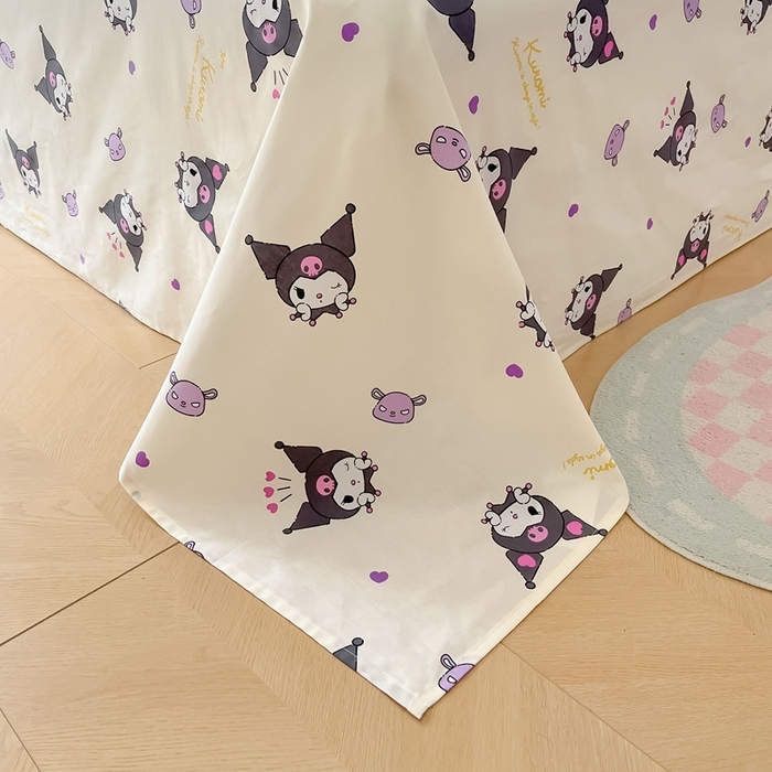 91家纺网 家纺一手货源 找家纺 博雅 2023新款三丽鸥卡通全棉四件套系列-第三批 甜美库洛米