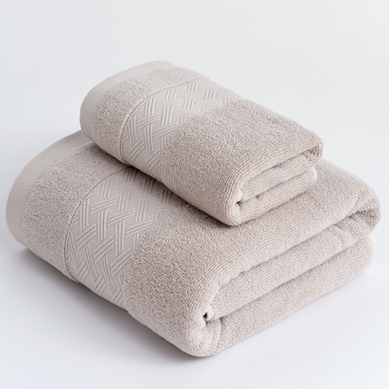 91家纺网 家纺一手货源 找家纺 （总）朴尔家纺-毛巾被 2023新款全棉32股酒店风麦穗纹加厚毛巾浴巾组合