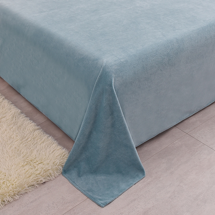 91家纺网 家纺一手货源 找家纺 简一 2024新款高克重牛奶绒迪士尼系列单床单 伊甸园紫