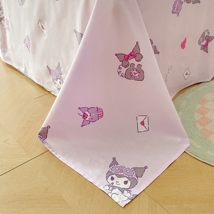 91家纺网 家纺一手货源 找家纺 博雅 2023新款三丽鸥卡通全棉四件套系列-第三批 辛巴与库洛米