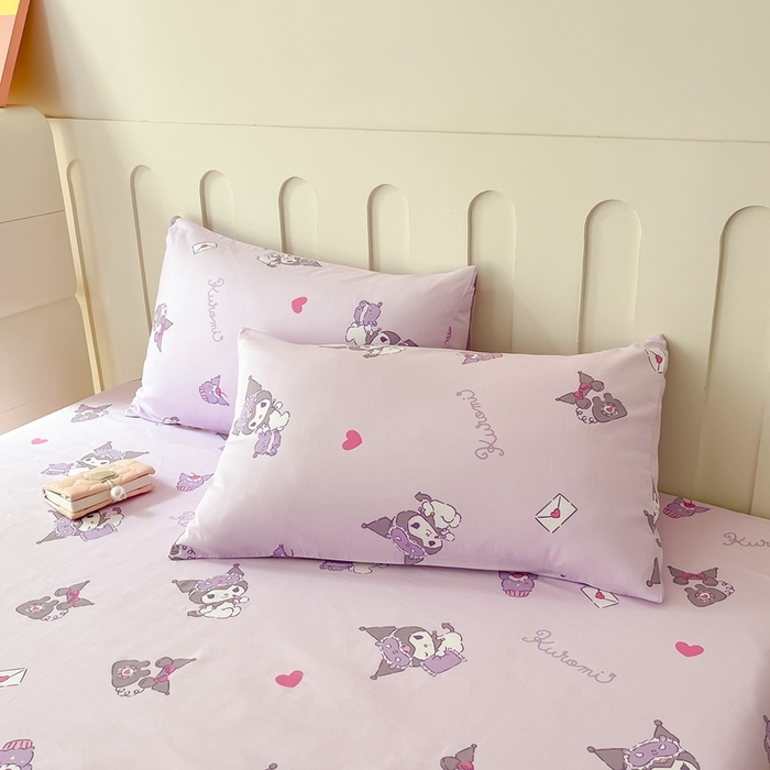 91家纺网 家纺一手货源 找家纺 博雅 2023新款三丽鸥卡通全棉四件套系列-第三批 辛巴与库洛米