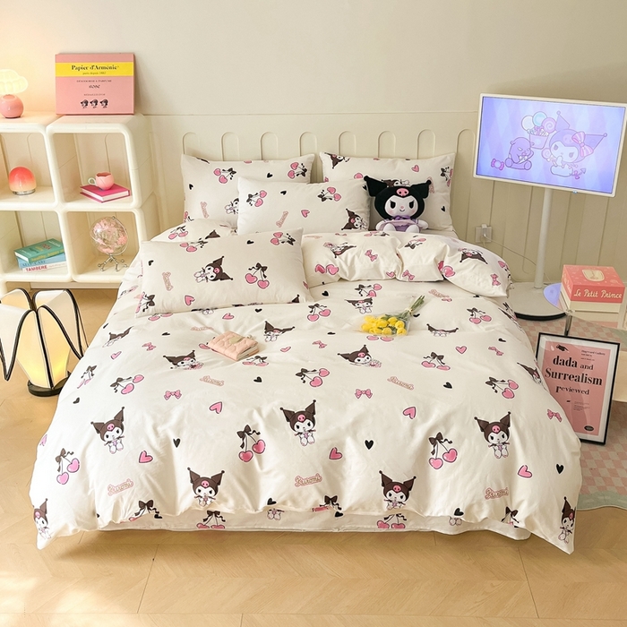 91家纺网 家纺一手货源 找家纺 （总）博雅 2023新款三丽鸥卡通全棉四件套系列-第三批