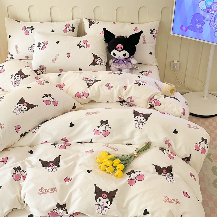 91家纺网 家纺一手货源 找家纺 （总）博雅 2023新款三丽鸥卡通全棉四件套系列-第三批