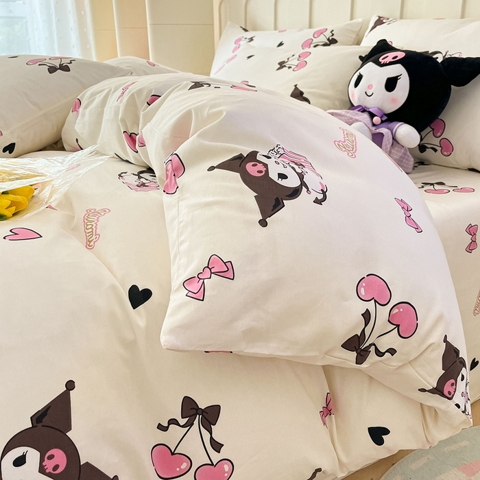 91家纺网 家纺一手货源 找家纺 （总）博雅 2023新款三丽鸥卡通全棉四件套系列-第三批