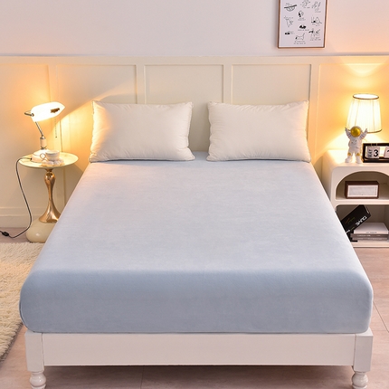 简一 2024新款高克重牛奶绒迪士尼系列单床笠 自信米奇