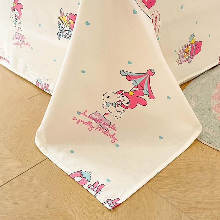 91家纺网 家纺一手货源 找家纺 博雅 2023新款三丽鸥卡通全棉四件套系列-第三批 调皮美乐蒂