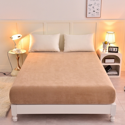 91家纺网 家纺一手货源 找家纺 简一 2024新款高克重牛奶绒迪士尼系列单床笠 落樱缤纷