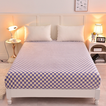 简一 2024新款高克重牛奶绒迪士尼系列单床笠 黛西公主