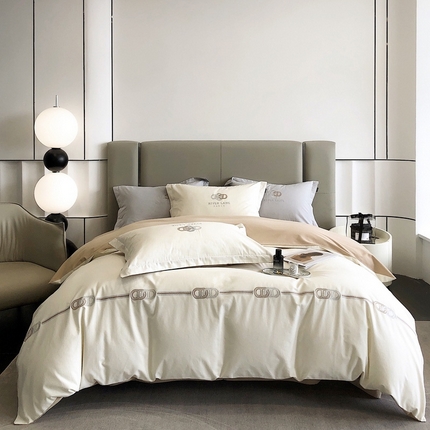 91家纺网 家纺一手货源 找家纺 （总）卡姿家纺 2023秋冬32支澳棉磨毛四件套—邦妮