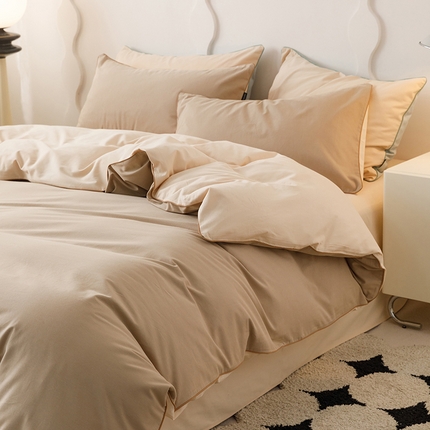 91家纺网 家纺一手货源 找家纺 （总）卡姿家纺 2023新款秋冬32支澳棉磨毛维拉系列 被套