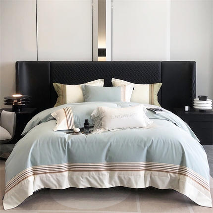 91家纺网 家纺一手货源 找家纺 （总）卡姿家纺 2023秋冬32支澳棉磨毛四件套—铂丽