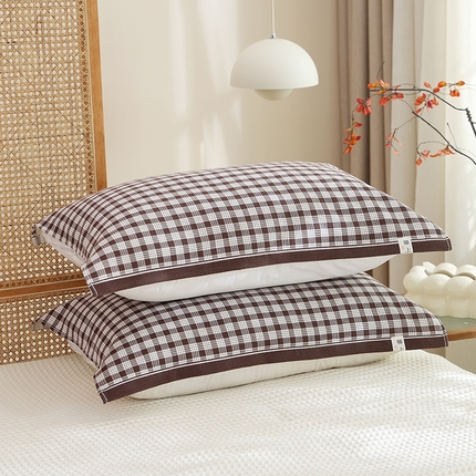 91家纺网 家纺一手货源 找家纺 （总）朴尔家纺-毛巾被 2023年新款全棉无印风纱布毛圈加厚色织提花枕巾