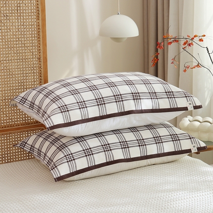 91家纺网 家纺一手货源 找家纺 （总）朴尔家纺-毛巾被 2023年新款全棉无印风纱布毛圈加厚色织提花枕巾