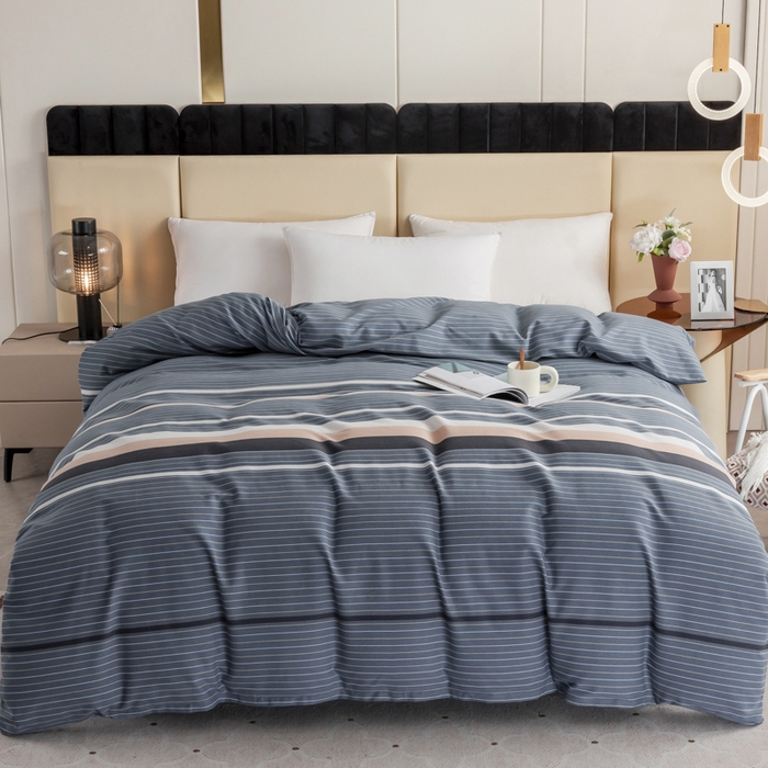 91家纺网 家纺一手货源 找家纺 伊而梦 2023新款全棉磨毛印花四件套系列四件套 安东尼-绿