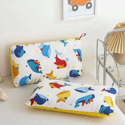 91家纺网 家纺一手货源 找家纺 （总）其乐枕芯 2023新款全棉儿童豆豆安抚枕超30天不退不换 