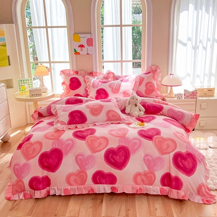 91家纺网 家纺一手货源 找家纺 （总）优逸2025韩版公主风床裙款床单款四件套