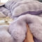 91家纺网 家纺一手货源 找家纺 经年 2023新款兔兔绒牛奶绒四件套-暖冬系列 暖冬-紫