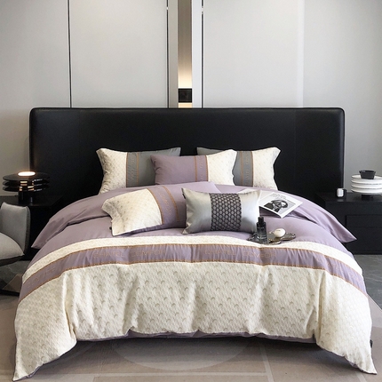 91家纺网 家纺一手货源 找家纺 卡姿家纺 2023新款秋冬21支加厚磨毛—梵克 梵克紫