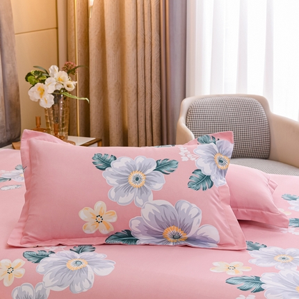 91家纺网 家纺一手货源 找家纺 （总）佑佳家纺 2024新款140克磨毛印花单枕套