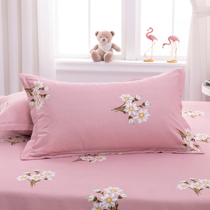 91家纺网 家纺一手货源 找家纺 （总）佑佳家纺 2024新款140克磨毛印花单枕套