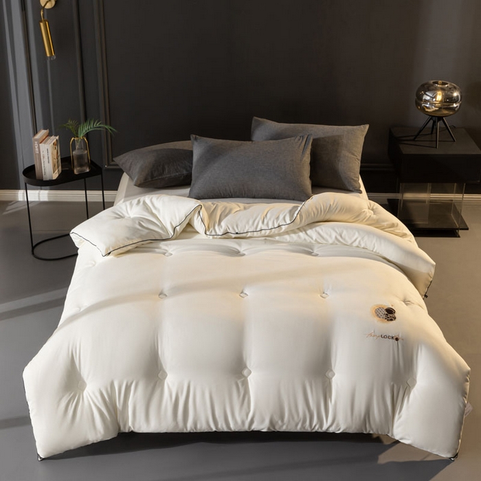 91家纺网 家纺一手货源 找家纺 （总）莱福仕家纺 2023新款A类抗菌航天黑金被 被子被芯