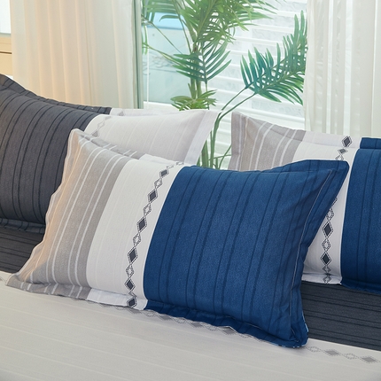 91家纺网 家纺一手货源 找家纺 （总）佑佳家纺 2024新款140克磨毛印花单枕套