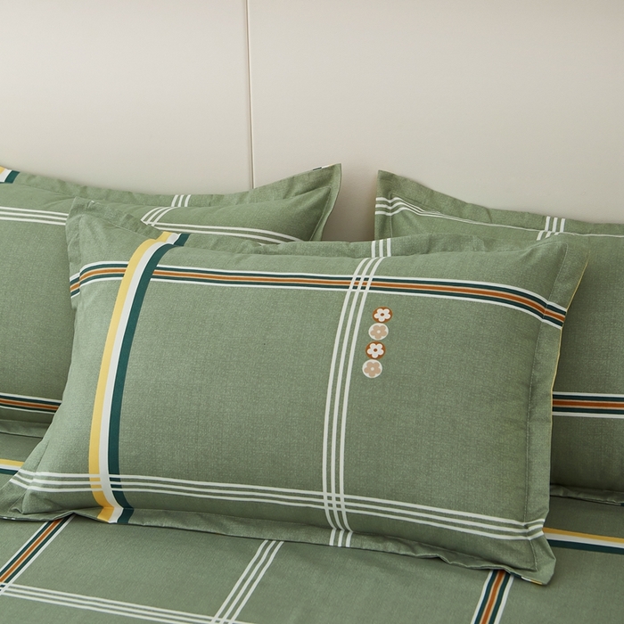 91家纺网 家纺一手货源 找家纺 佑佳家纺 2024新款140克磨毛印花单枕套 潮牌时尚