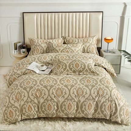 91家纺网 家纺一手货源 找家纺 （总）金纱玉纺家纺 2024新款加厚AB版四件套