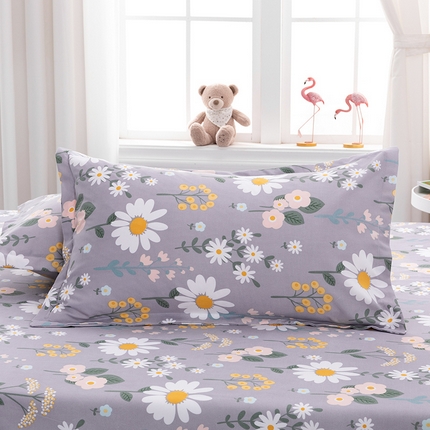 佑佳家纺 2024新款140克磨毛印花单枕套 漫漫幽香