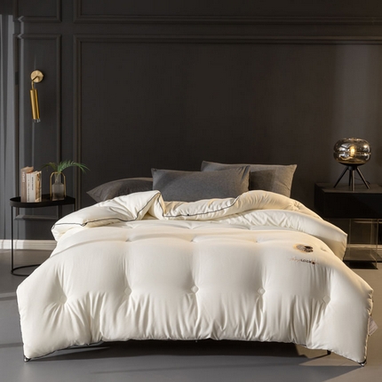 91家纺网 家纺一手货源 找家纺 （总）莱福仕家纺 2023新款A类抗菌航天黑金被 被子被芯