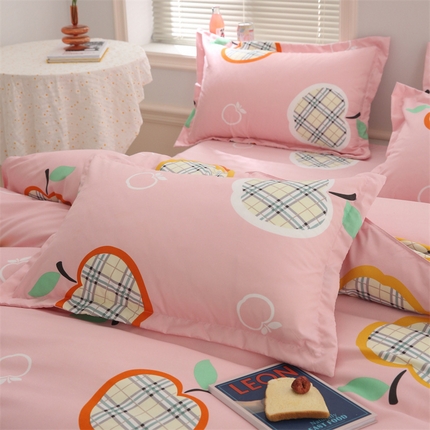 佑佳家纺 2024新款140克磨毛印花单枕套 果乐果香