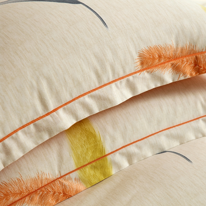 91家纺网 家纺一手货源 找家纺 金纱玉纺家纺 2024新款加厚AB版四件套 扶摇