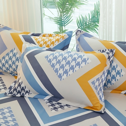 91家纺网 家纺一手货源 找家纺 （总）佑佳家纺 2024新款140克磨毛印花单枕套