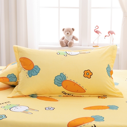 91家纺网 家纺一手货源 找家纺 （总）佑佳家纺 2024新款140克磨毛印花单枕套