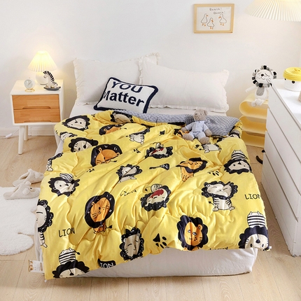 91家纺网 家纺一手货源 找家纺 （总）八零年代 2023新款大版卡通婴儿绒豆豆被加厚秋冬儿童被子被芯宝宝安抚豆豆被